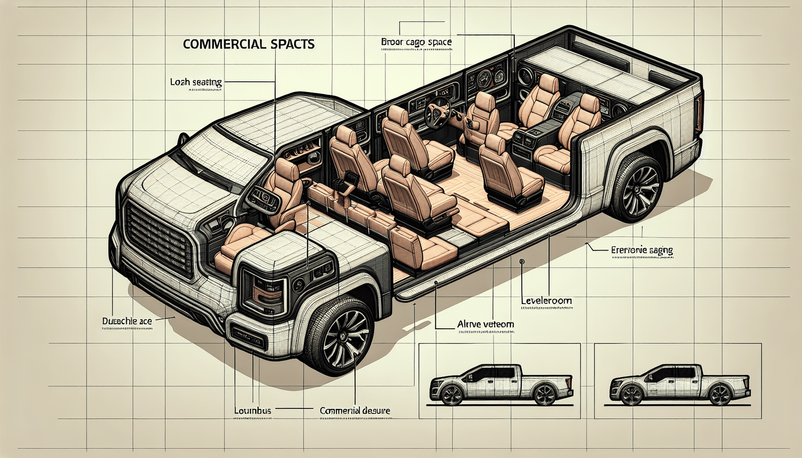 What Are The Interior And Cargo Space Dimensions Of The Ford F-150 Lightning Electric Truck?